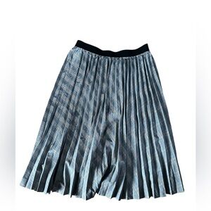 Gerard Darel Paris grey skirt pleated midi skirt